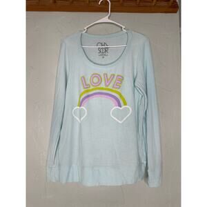 Chaser Love Blue Cozy Sweatshirt